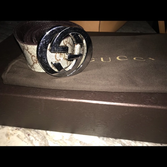 Men Gucci shoes with belt - Picture 3 of 6